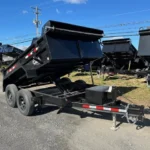 CAM Superline 6x10 dump trailer with slide out ramps