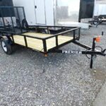 Premier 5 x 10 landscape utility trailer with landscape gate