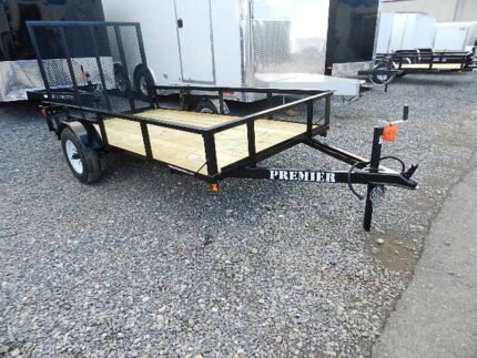 Premier 5 x 10 landscape utility trailer with landscape gate