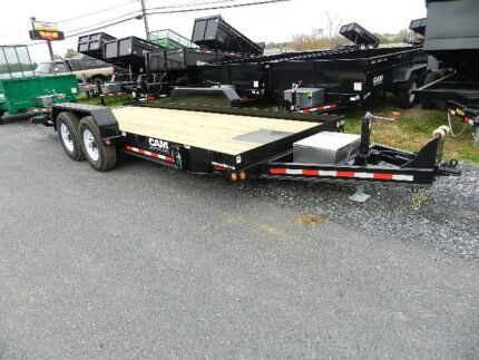 CAM Superline 7 x 20 powered tilt equipment trailer