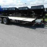 CAM Superline 7x19 split tilt equipment trailer