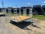 Cargo Pro 8 x 9 Aluminum ATV Trailer 4′ Aluminum Ramps - Image 5