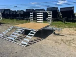 Cargo Pro 8 x 9 Aluminum ATV Trailer 4′ Aluminum Ramps - Image 7