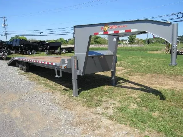 BWISE-8x30-Gooseneck-Deckover-Equipment-Trailer-Hydraulic-Beavertail-7.webp BWise 8 x 30 Gooseneck Equipment Trailer - Image 1