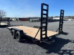 BWise 7x18 Low Profile LE Equipment Trailer – Ladder Ramps - Image 2