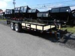 Big Tex 7 x 18 heavy duty landscape trailer with split landscape gate for sale