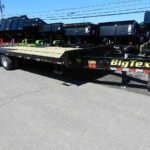 Big Tex 8.5 x 25 heavy duty deckover equipment trailer with Mega Ramps
