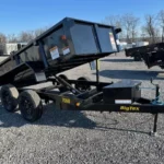 Big Tex 5x10 low profile dump trailer with barn doors