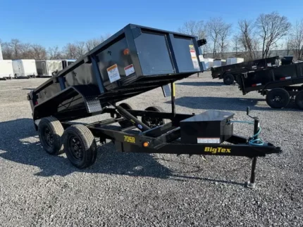 Big Tex 5x10 low profile dump trailer with barn doors