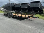 Big Tex 7 x 20 landscape utility trailer with split gate for sale