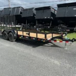 Big Tex 7 x 20 landscape utility trailer with split gate for sale