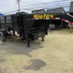 Big Tex 7 x 14 Gooseneck Dump Trailer Solid High Sides