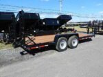 BWise 7x18 Heavy Duty Equipment Trailer – Ladder Ramps - Image 2