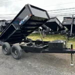 BWise 5x10 low profile dump trailer 7000 lb GVWR