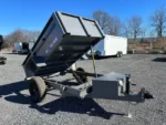BWise 5x8 low profile dump trailer with spreader gate