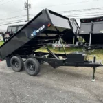 BWise 6x10 deckover dump trailer 7K with spreader gate