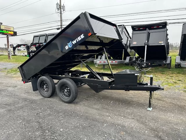 Bwise-6-x-10-Deckover-Dump-Trailer-3500lb-Axles-Electric-Brakes-Spreader-Gate-5.webp BWise 6x10 deckover dump trailer 7K with spreader gate