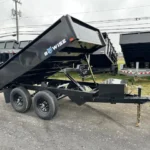 BWise 6x10 Deckover Dump Trailer 10K with spreader gate