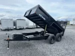 BWise 6x12 Dump Trailer Landscape Ramp for Sale - Image 2