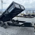 BWise 6x12 Dump Trailer with landscape ramp gate for sale
