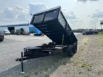 BWise 6x12 Low Profile Dump Trailer 10K with Tarp Kit & Ramps - Image 3
