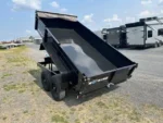 BWise 6x12 Low Profile Dump Trailer 10K with Tarp Kit & Ramps - Image 4