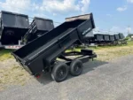 BWise 6x12 Low Profile Dump Trailer 10K with Tarp Kit & Ramps - Image 5
