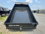 BWise 6x12 Low Profile Dump Trailer 10K with Tarp Kit & Ramps - Image 6