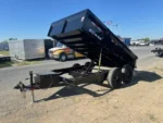 BWise 7x12 Low Profile Dump Trailer 12K with Ladder Ramps - Image 3