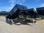 BWise 7x12 low profile dump trailer with ladder ramps
