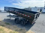 BWise 7 x 16 Deckover Dump Trailer – Fold Down Sides - Image 5