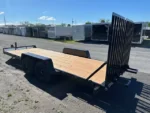 BWise 7 x 20 Equipment Trailer with Split Landscape Ramp - Image 4