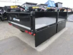 BWise 7 x 12 Deckover Dump Trailer – Fold Down Sides - Image 2