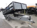 BWise 7 x 12 Deckover Dump Trailer – Fold Down Sides - Image 3