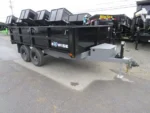 BWise 7 x 12 Deckover Dump Trailer – Fold Down Sides - Image 5
