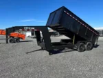 BWise 7 x 16 Gooseneck Dump Trailer - Image 3