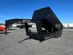 BWise 7 x 16 Gooseneck Dump Trailer - Image 7