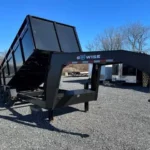 BWise 7 x 16 Gooseneck Dump Trailer