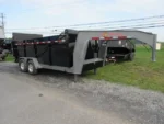 BWise 7 x 16 Heavy Duty Gooseneck Dump Ultimate Dump Trailer