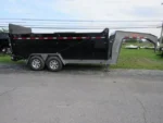 BWise 7 x 16 Heavy Duty Gooseneck Dump Ultimate Dump Trailer - Image 3