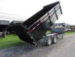BWise 7 x 16 Heavy Duty Gooseneck Dump Ultimate Dump Trailer - Image 9