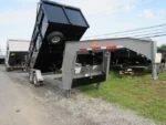 BWise 7 x 16 Heavy Duty Gooseneck Dump Ultimate Dump Trailer - Image 12