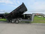 BWise 7 x 16 Heavy Duty Gooseneck Dump Ultimate Dump Trailer - Image 8