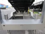BWise 7 x 18 Gooseneck Tri-Axle Dump Trailer Hydraulic Jacks - Image 3