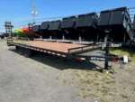BWise 8.5x24 Deckover Equipment Trailer with Ladder Ramps