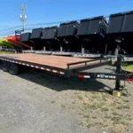 BWise 8.5x24 Deckover Equipment Trailer with Ladder Ramps
