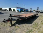 BWise 8.5x24 Deckover Equipment Trailer with Ladder Ramps - Image 4