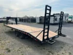 BWise 8.5 x 24 Gooseneck Equipment Trailer with Ladder Ramps - Image 2