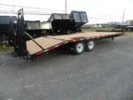 BWise 8 x 24 Deckover Equipment Trailer – 15.4K GVWR Ladder Ramps - Image 3