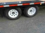 BWise 8 x 24 Deckover Equipment Trailer – 15.4K GVWR Ladder Ramps - Image 4